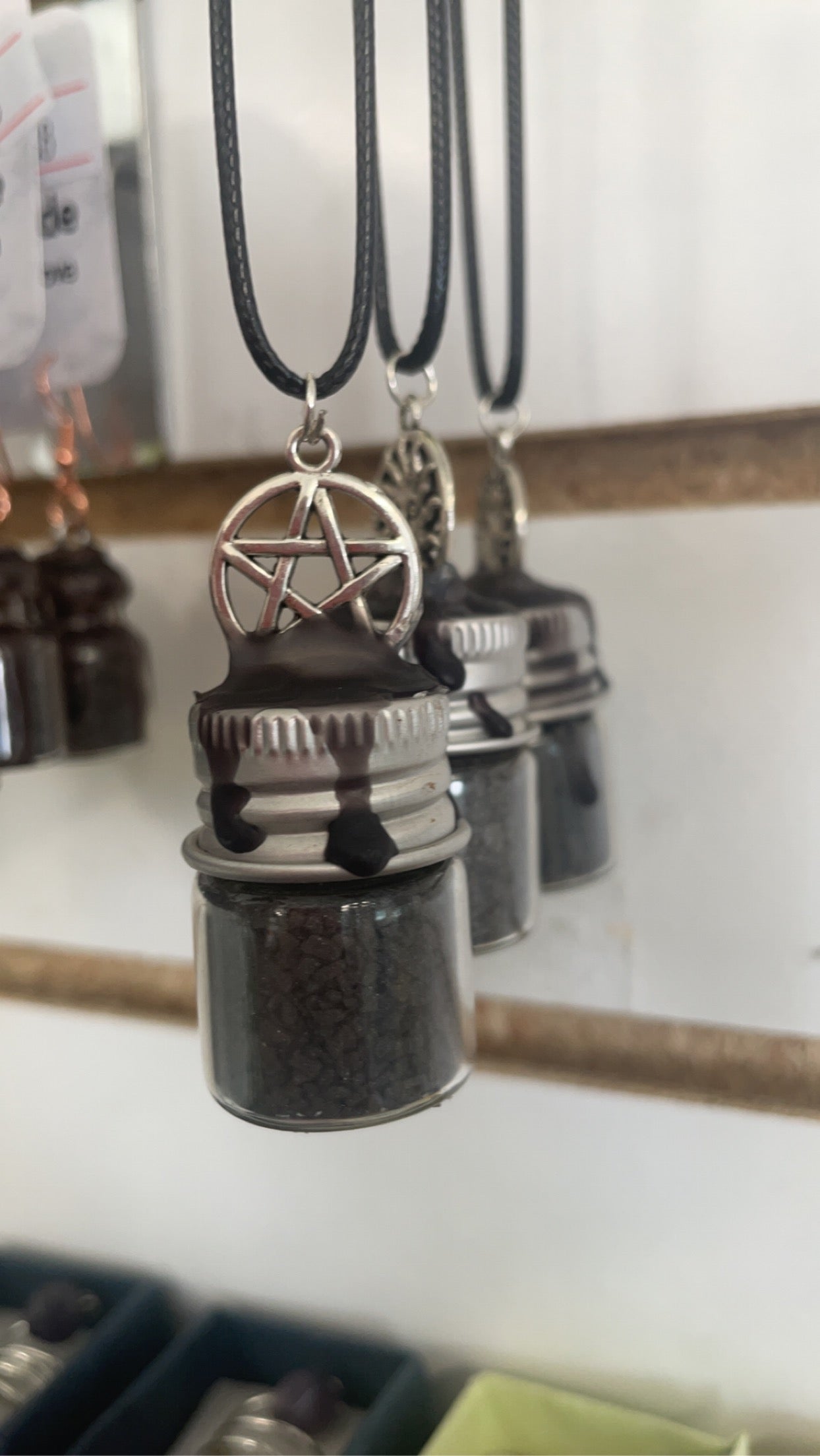 Black Salt Pendants