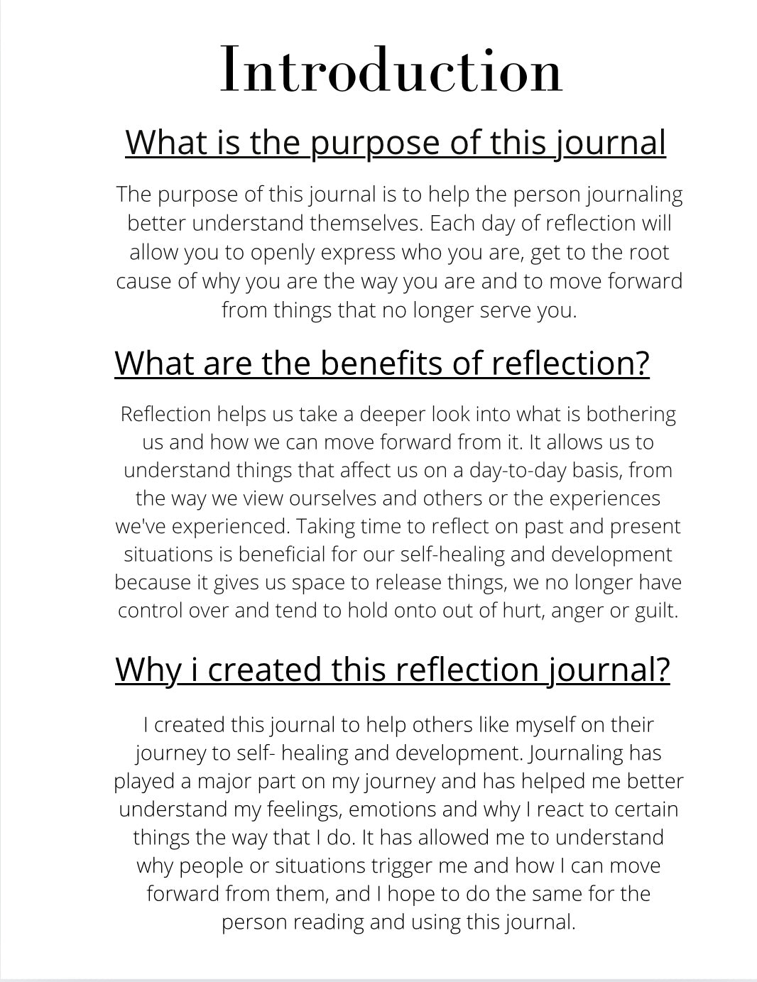 30-Day Digital Reflection Journal