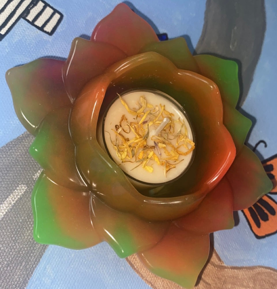 Lotus Flower Intention Candles
